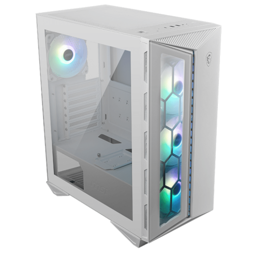 Корпус MSI MidiTower MPG GUNGNIR 110R white (ATX, без БП, ARGB, 2xUSB3.2 Type-A + USB3.2 Type-C)