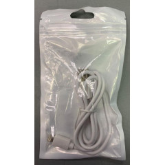 Кабель USB 2.0 A вилка - 8pin 1 м NoName (White)