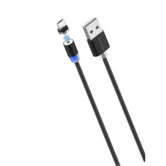 Кабель USB 2.0 A вилка - 8pin More choice K61Si Magnetic (Black)