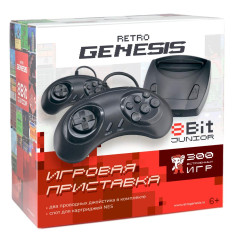 Игровая консоль Retro Genesis Junior 8Bit (300 игр, проводные геймпады, RCA)