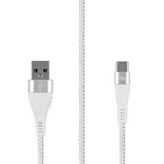 Кабель USB 3.0 A вилка - Type C 1 м TFN, TFN-CFZUSBCUSB1MWH белый