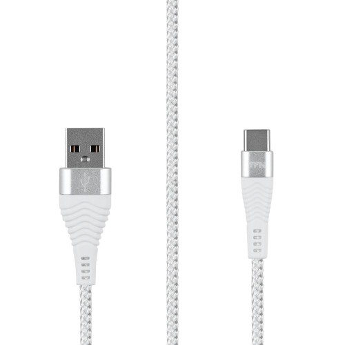 Кабель USB 3.0 A вилка - Type C 1 м TFN, TFN-CFZUSBCUSB1MWH белый