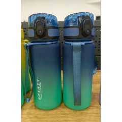 Бутылка для воды спортивная SPIRIT, зелено-синяя, 500 мл.