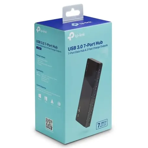 Коммутатор USB3.0 TP-Link UH700 7порт. черный