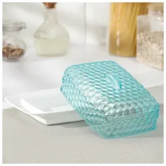 Масленка пластик Альтернатива, Мозаика, 18.5х12х7.2 см, М5571 (240938)(1309626)