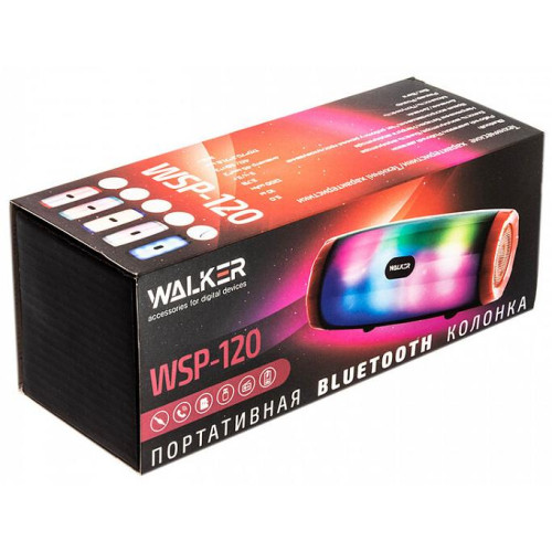 Акустика портативная WALKER WSP-120 красная (*5)