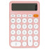 Калькулятор Deli EM124PINK розовый 12-разр.