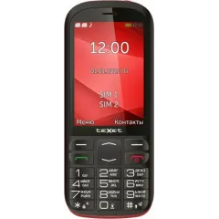 Сотовый телефон TEXET TM-B409 черно-красный