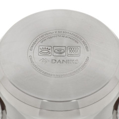 Кастрюля Daniks Веллингтон, нерж., индукция, 2,8 л. (GS-01415-18CA)(397629)