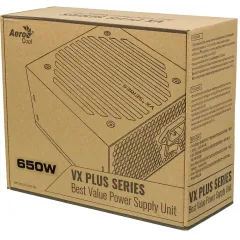 Блок питания Aerocool ATX 650W VX-650 PLUS RGB (4718009150928)