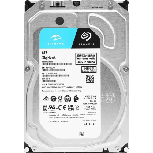HDD SATA 6Tb Seagate 5400RPM 6Gb/S 256MB ST6000VX009