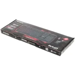 Клавиатура Defender RAID GK-778DL RU LED черный (45778) (*5)