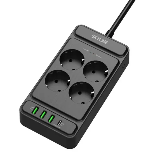Фильтр сетевой SKYLINE USP-430 3 м с USB зарядкой 