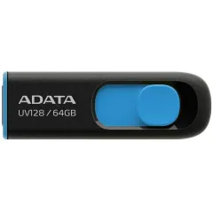 Карта USB3.0 64 GB A-DATA AUV128-64G-RBE UV128 черный/синий