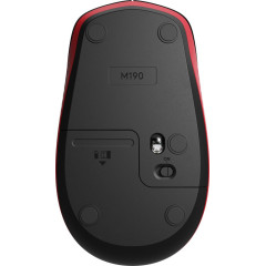 Мышь Logitech M190 красный/черный