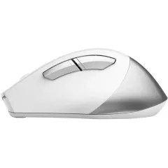 Мышь A4 Fstyler FG35S серебристый/белый оптическая (2000dpi) беспроводная USB (3but)