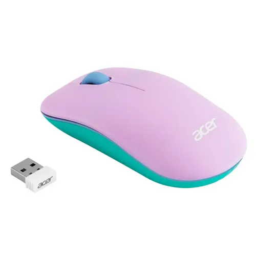 Клавиатура + Мышь Acer OCC200 фиолетовый/зеленый
