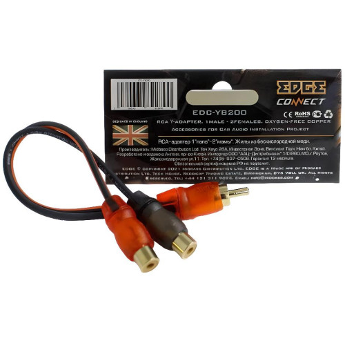 Кабель-RCA EDGE EDC-YB200 Разветвитель