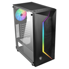 Корпус MSI MidiTower MAG VAMPIRIC 100R (ATX, без БП, ARGB, 2xUSB2.0 Type-A + USB3.2 Type-A)