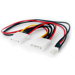 Переходник Molex - Molex + Fan 3pin Gembird CC-PSU-5