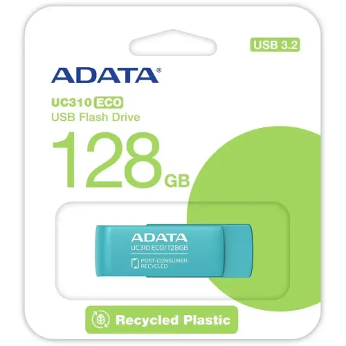 Карта USB3.2 128 GB ADATA UC310E-128G-RGN зеленый