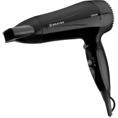 Фен BRAYER 3021BR черный (настенный)