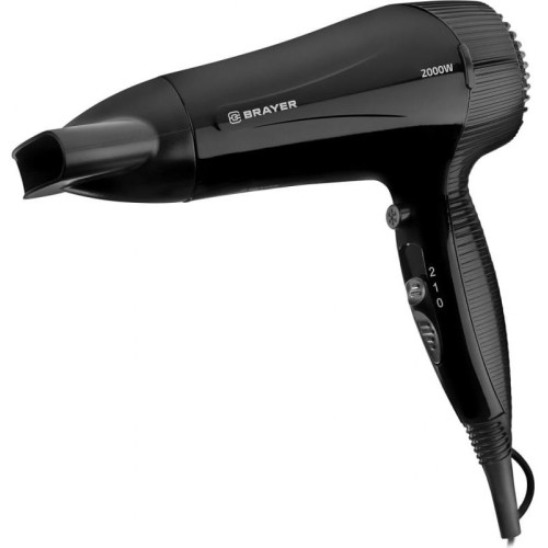 Фен BRAYER 3021BR черный (настенный)