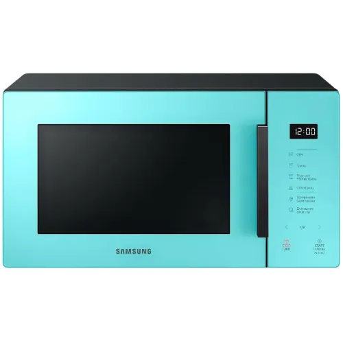 Микроволновая печь SAMSUNG MG-23T5018AN/BW, гриль, 23 л., мятный (С)