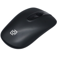 Мышь Oklick 600MW черный оптическая (1600dpi) беспроводная USB (4but)