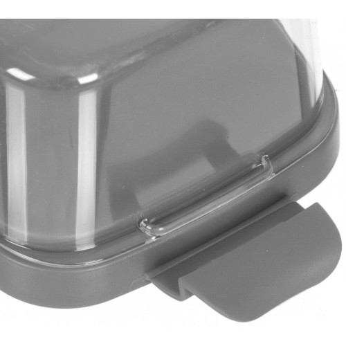 Масленка пластик Martika, Летиция, серая, С322ПСЕР