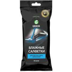 Салфетка влажная GraSS IT-0313 для очистки стекол, зеркал и фар 