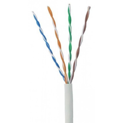 Кабель витая пара UTP 4 Pairs Cat.5E Solid CU HQ 305m/box. 0.48mm high speed (внутренний)