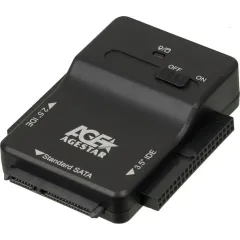 Док станция для HDD AgeStar 3FBCP1 IDE SATA IDE пластик черный 2.5