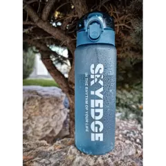 Бутылка для воды спортивная SKYEDGE, синяя, 780 мл.