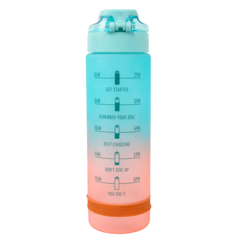 Бутылка для воды спортивная PH BOTTLE, оранжевый неон, 1000 мл.
