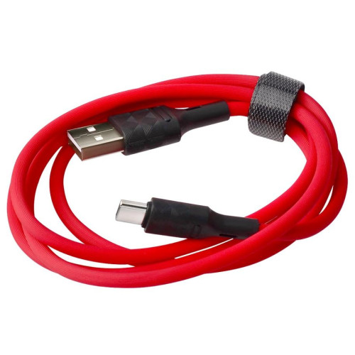 Кабель USB 2.0 A вилка - Type C 1 м  Vixion VX-07c PRO 2.4A красный