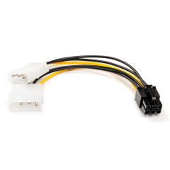 Переходник 6 PIN - to 2 molex (video power) ATCOM АТ6185