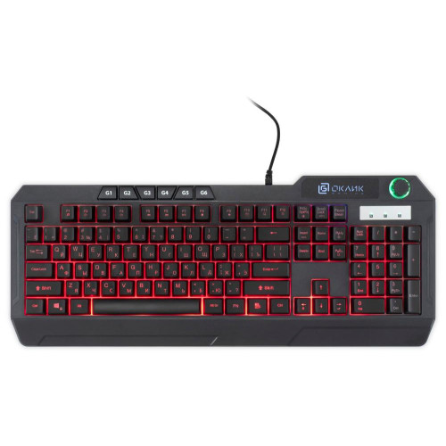 Клавиатура Oklick 715G черный