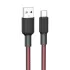 Кабель USB 2.0 A вилка - Type C 1 м HOCO X69 Black Red