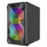 Корпус POWERCASE Mistral Micro A3B ARGB,Tempered Glass, 2x 140mm ARGB PWM+1x 120mm ARGB PWM, чёрный