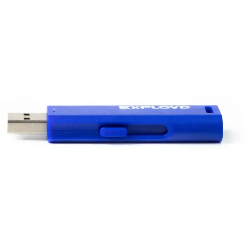 Карта USB2.0 32 GB EXPLOYD 580 синий