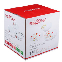 Набор столовый MILLIMI Анета 13 пр.19019 (818-456)