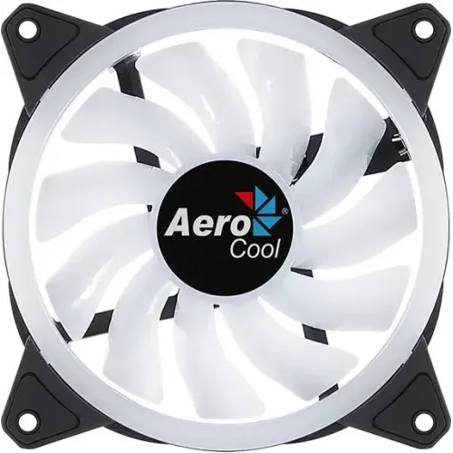 Кулер корпус 120x120x25 AeroCool Duo 12 черный ARGB 1000rpm 6-pin
