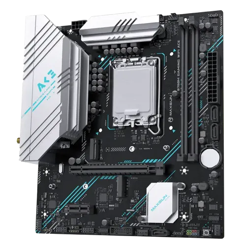 М/П SOC-1700 Maxsun MS-B760M GAMING WIFI ACE D4 B760 2xDDR4 1xPCIEx16 1xPCIEx1 2xM.2