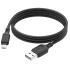 Кабель USB 2.0 A вилка - microUSB 1 м HOCO X90 силикон 2.4A (Black)