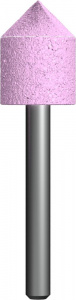 Шарошка абразивная ПРАКТИКА по металлу,цилиндрич.заострен. 18х22х6 мм (641-176)