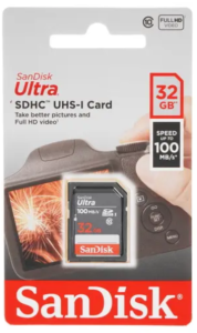 Карта SD 32 GB Sandisk Class10 SDSDUNR-032G-GN3IN Ultra