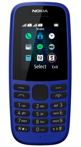 Сотовый телефон Nokia 105 DS Blue