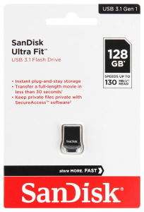 Карта USB3.1 128 GB SanDisk Ultra Fit SDCZ430-128G-G46