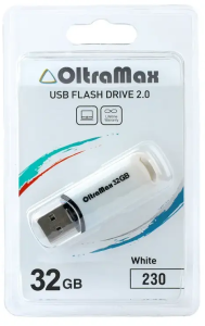 Карта USB2.0 32 GB OLTRAMAX 230 белый